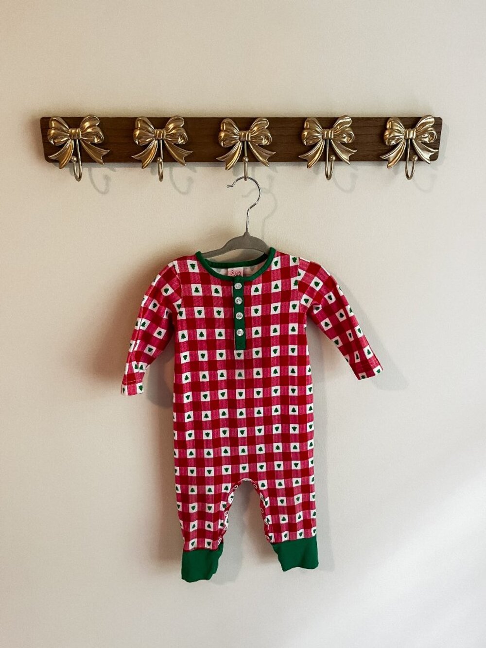 Ricrac & Ruffles 12-18 Month Christmas Romper